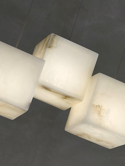 Alabaster Box Houselight Pendant Light