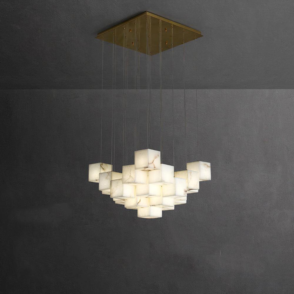 Alabaster Box Houselight Pendant Light