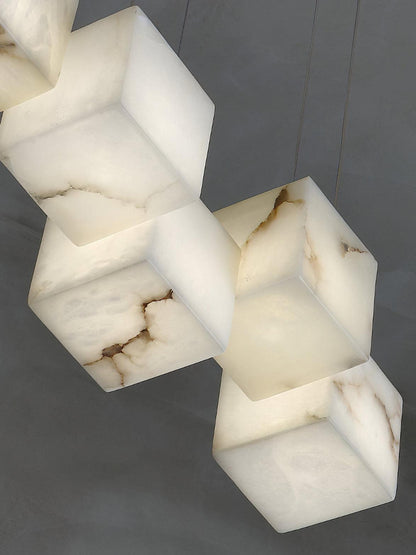 Alabaster Box Houselight Pendant Light