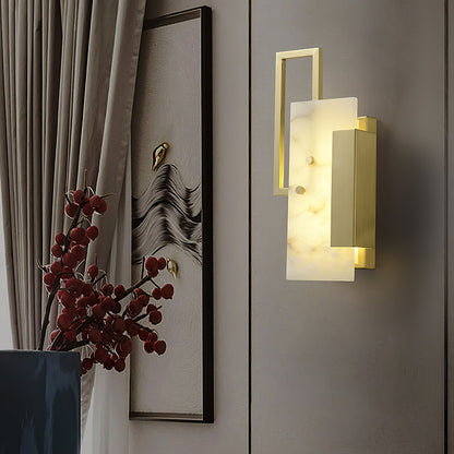 Althea Alabaster Wall sconce Wall Sconce