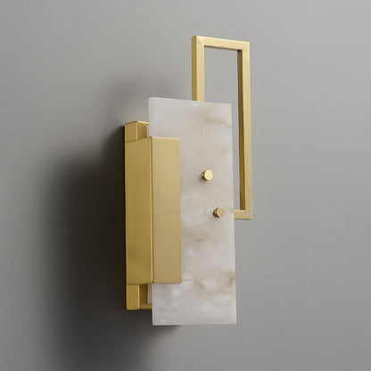 Althea Alabaster Wall sconce Wall Sconce