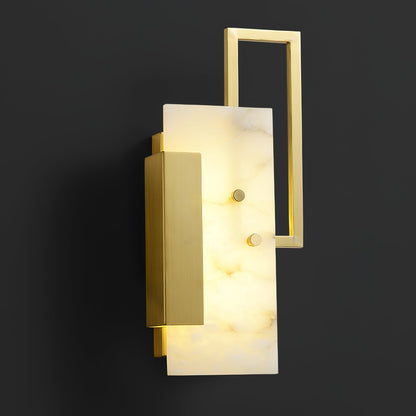 Althea Alabaster Wall sconce Wall Sconce