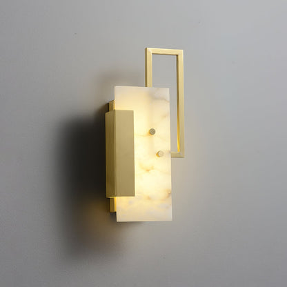 Althea Alabaster Wall sconce Wall Sconce