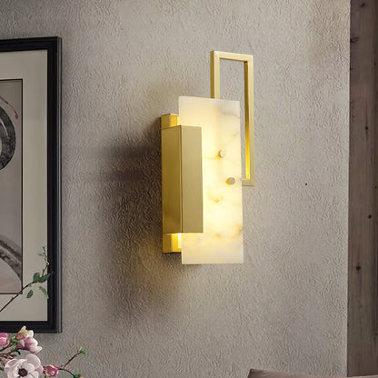 Althea Alabaster Wall sconce Wall Sconce