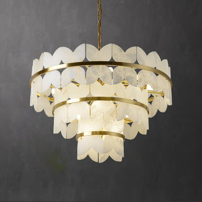 Alabaster Cloudscape Ceiling fixture Chandelier