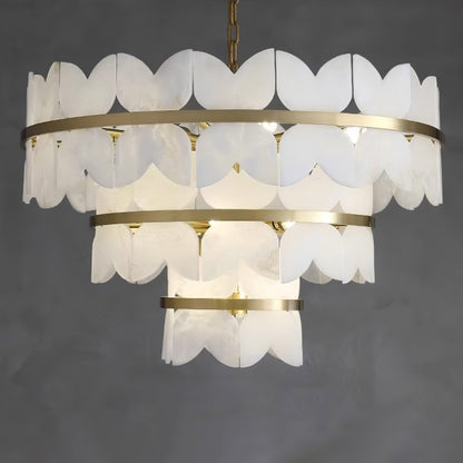 Alabaster Cloudscape Ceiling fixture Chandelier