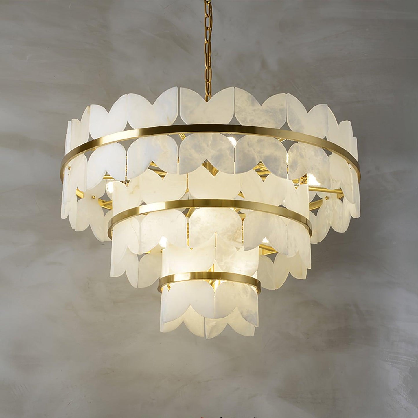 Alabaster Cloudscape Ceiling fixture Chandelier