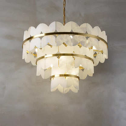 Alabaster Cloudscape Ceiling fixture Chandelier