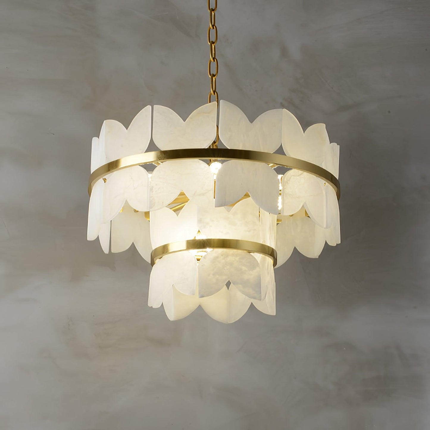 Alabaster Cloudscape Ceiling fixture Chandelier