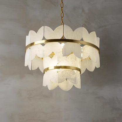 Alabaster Cloudscape Ceiling fixture Chandelier