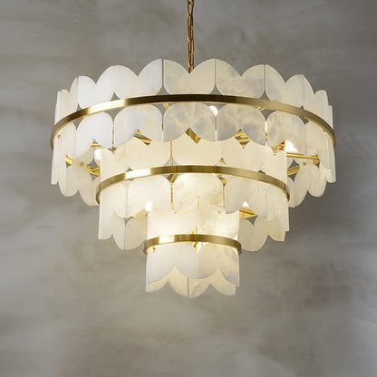 Alabaster Cloudscape Ceiling fixture Chandelier