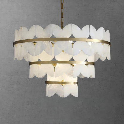 Alabaster Cloudscape Ceiling fixture Chandelier