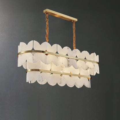 Alabaster Cloudscape Ceiling fixture Chandelier