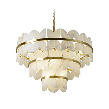 Alabaster Cloudscape Ceiling fixture Chandelier