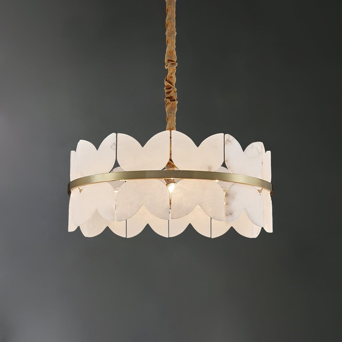 Alabaster Cloudscape Ceiling fixture Chandelier