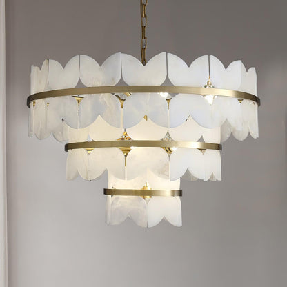 Alabaster Cloudscape Ceiling fixture Chandelier