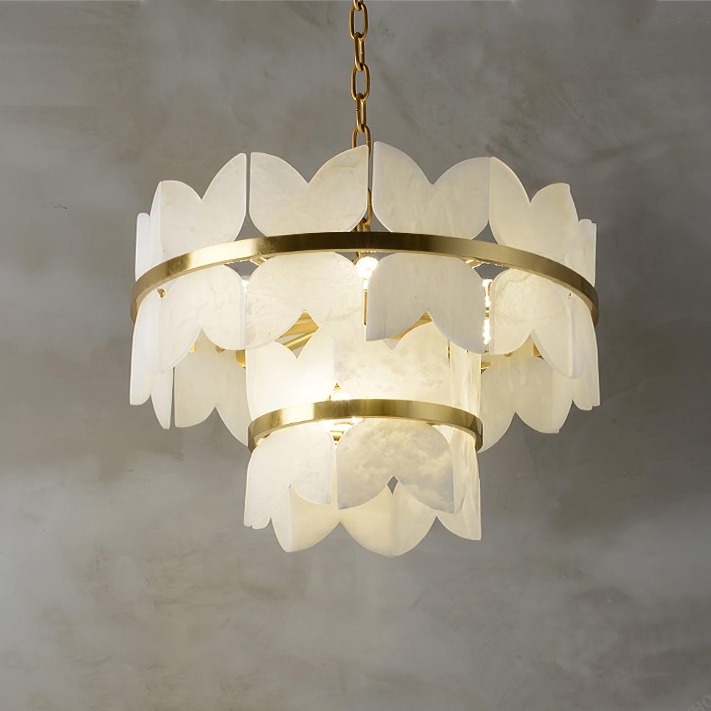 Alabaster Cloudscape Ceiling fixture Chandelier