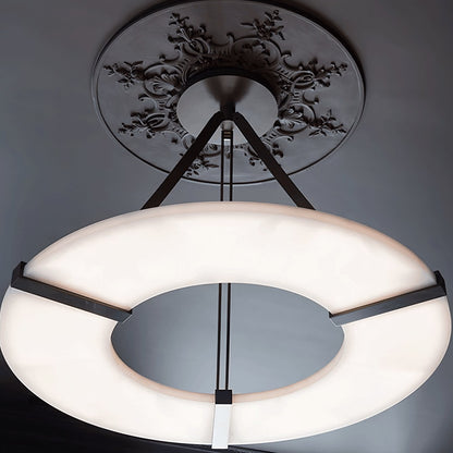 Alabaster Halo Houselight Pendant Light