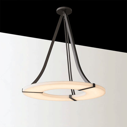 Alabaster Halo Houselight Pendant Light