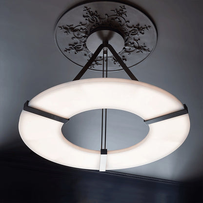 Alabaster Halo Houselight Pendant Light