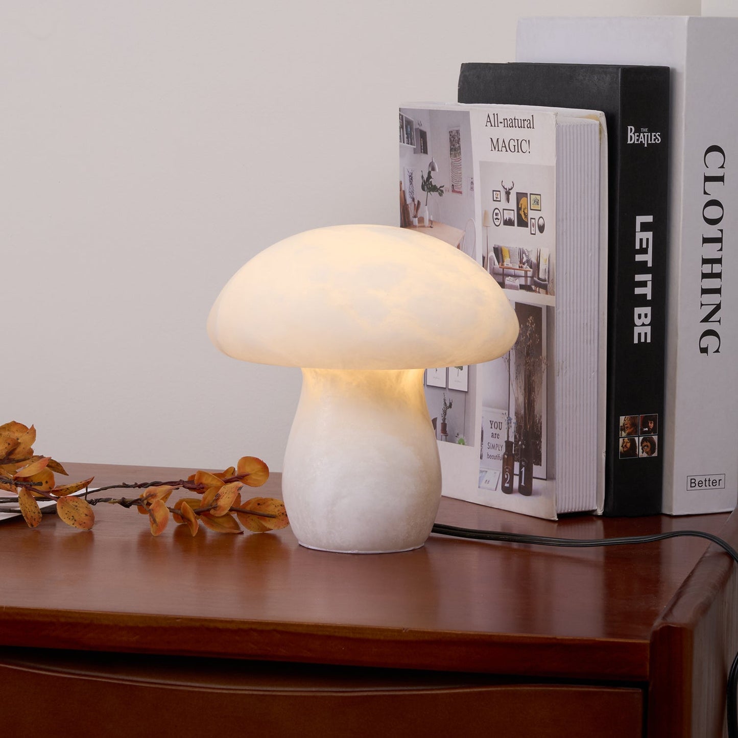 Alabaster Mushroom Reading light Table Lamp