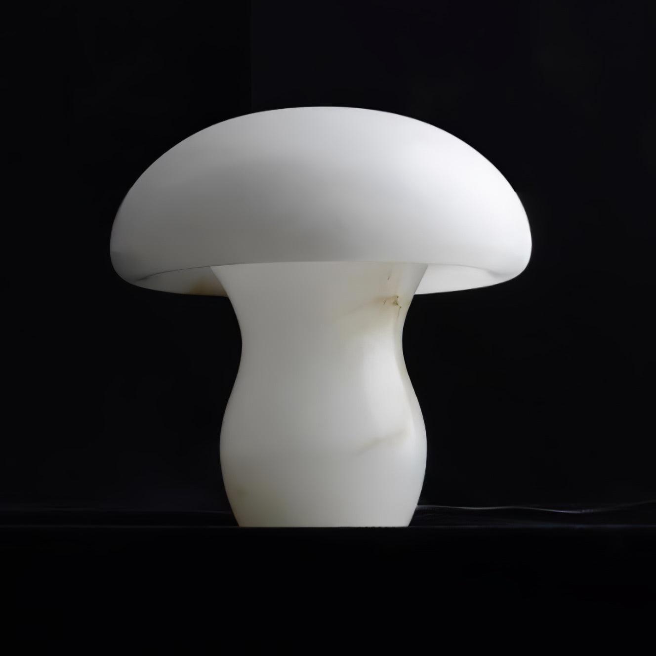 Alabaster Mushroom Reading light Table Lamp