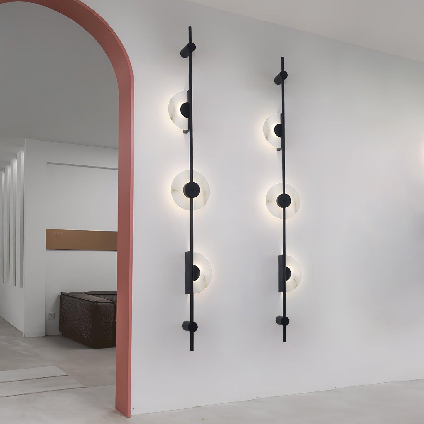 Alabaster Vertical Wall-mounted lamp Wall Sconce