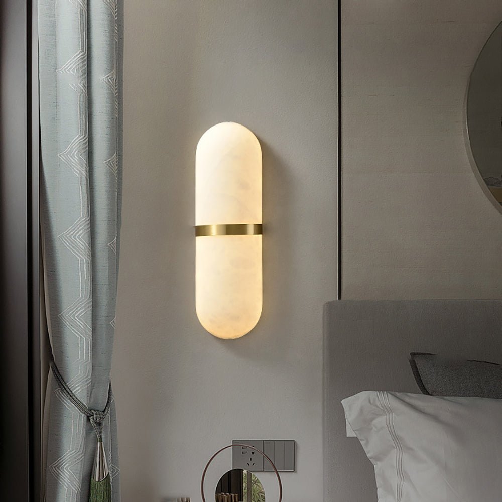 Alabaster Pill Wall light fixture Wall Light