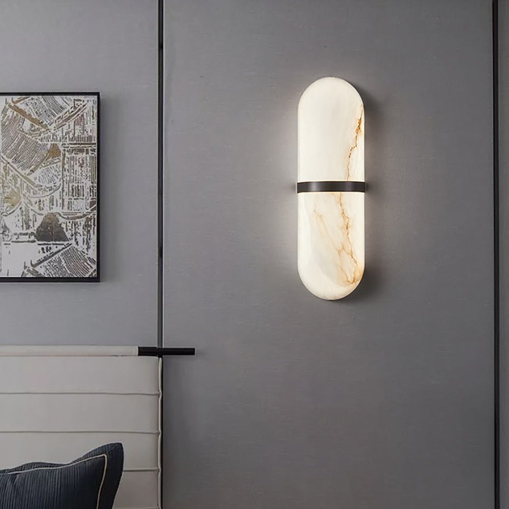 Alabaster Pill Wall light fixture Wall Light