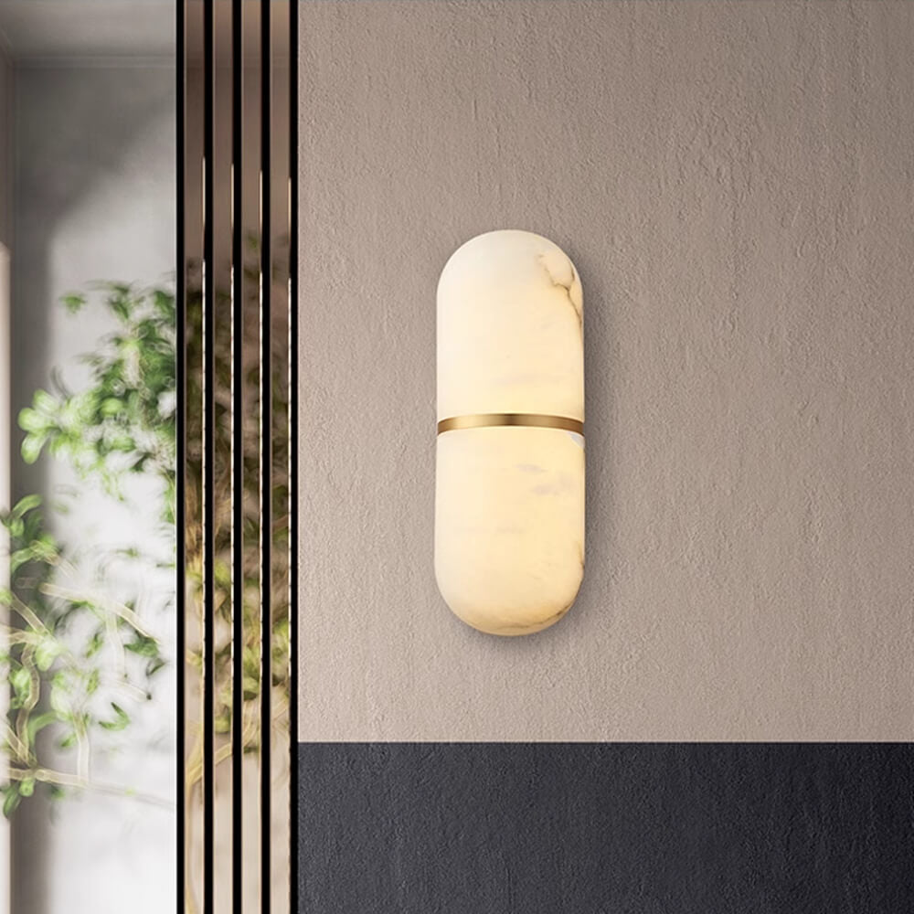 Alabaster Pill Wall light fixture Wall Light