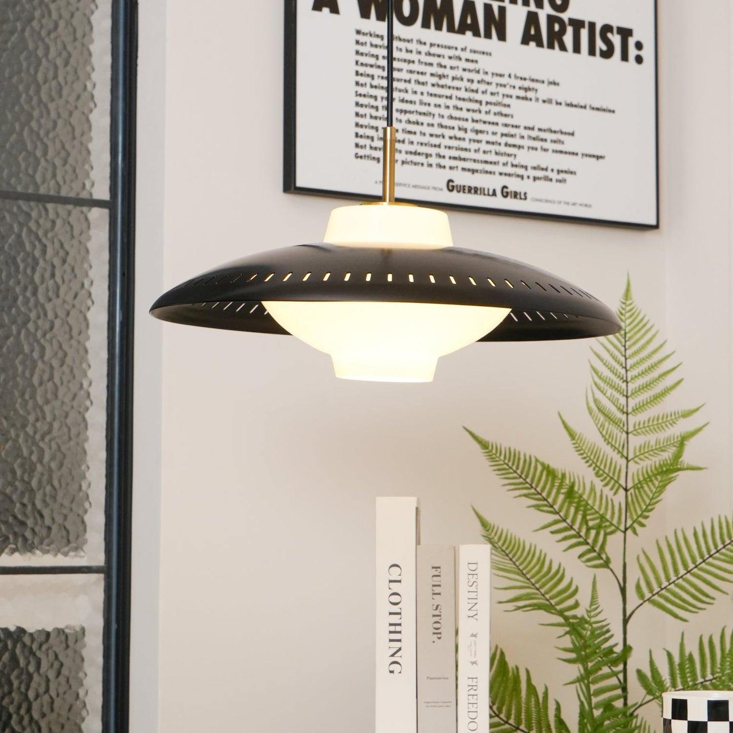 Alien Frisbee Hanging light Pendant Lamp