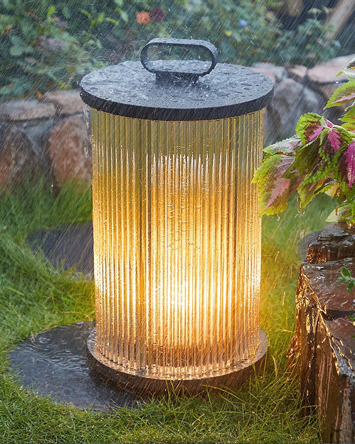 Lantern Garden Solar Exterior lamp Outdoor Light