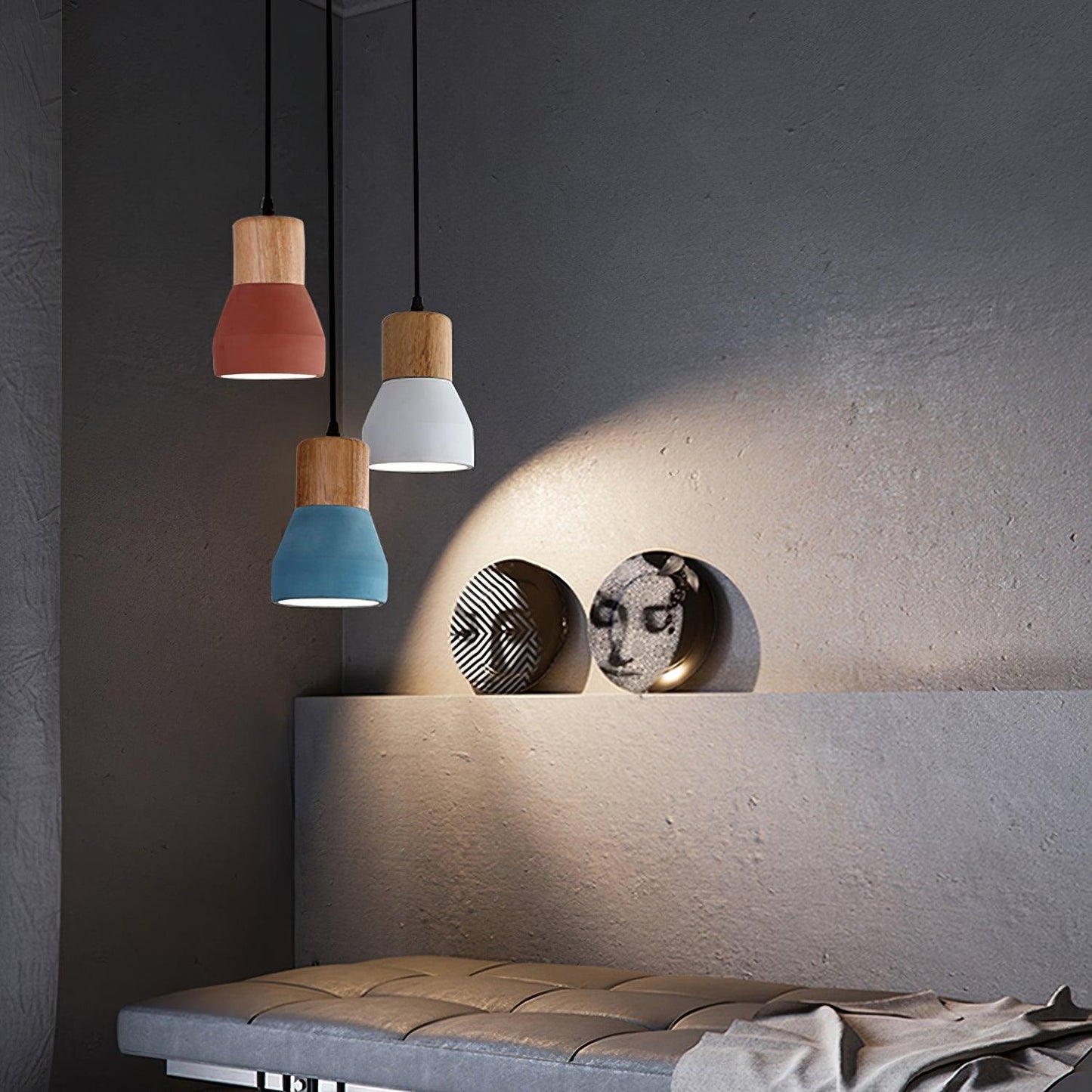 Andenon Cement Ceiling light fitting Pendant Light