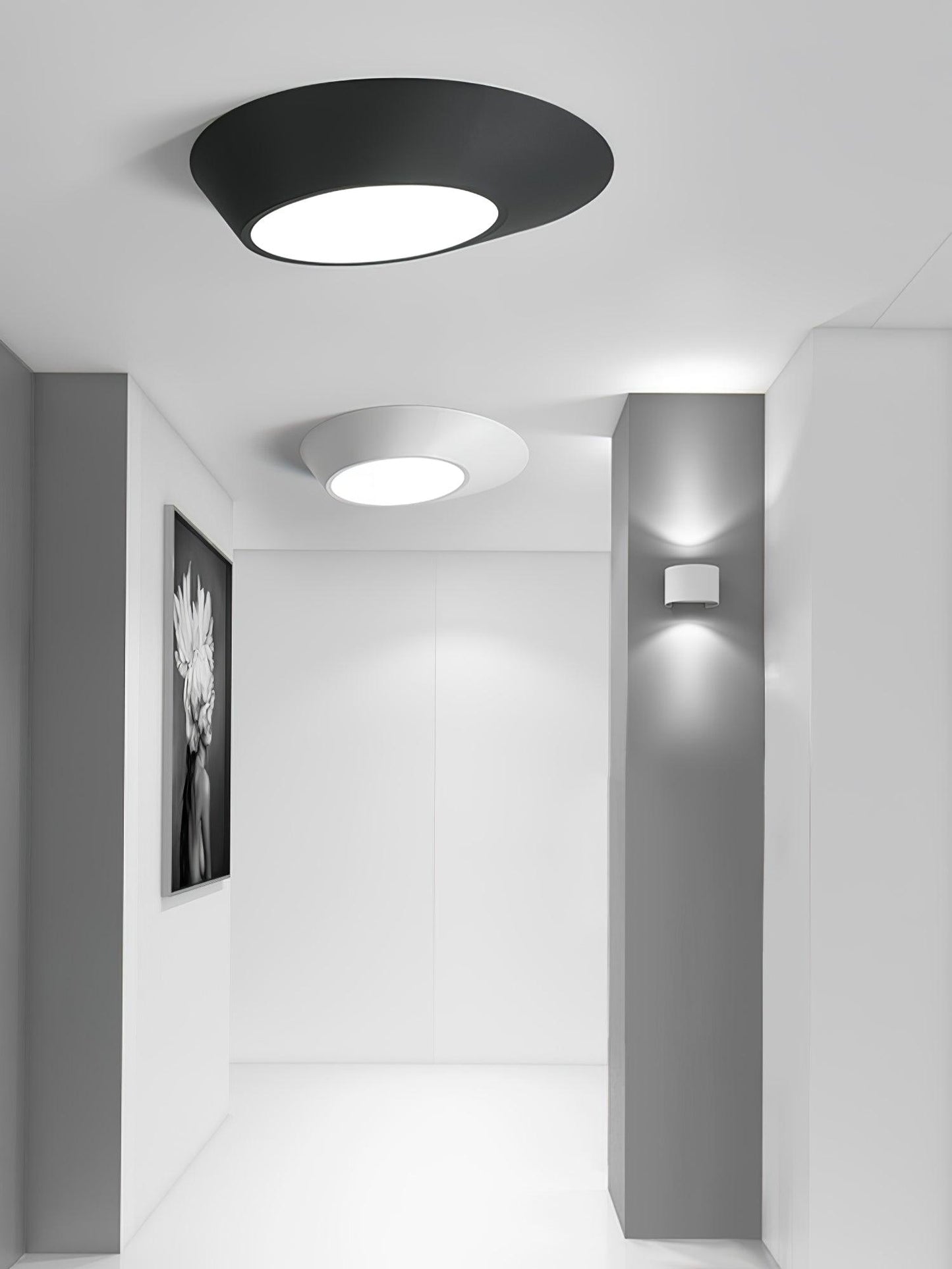 Angled Flush mount light Ceiling Light