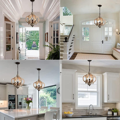 Antique White Style Pendant light Chandelier