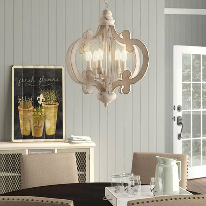 Antique White Style Pendant light Chandelier