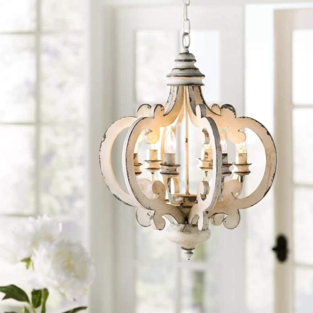 Antique White Style Pendant light Chandelier