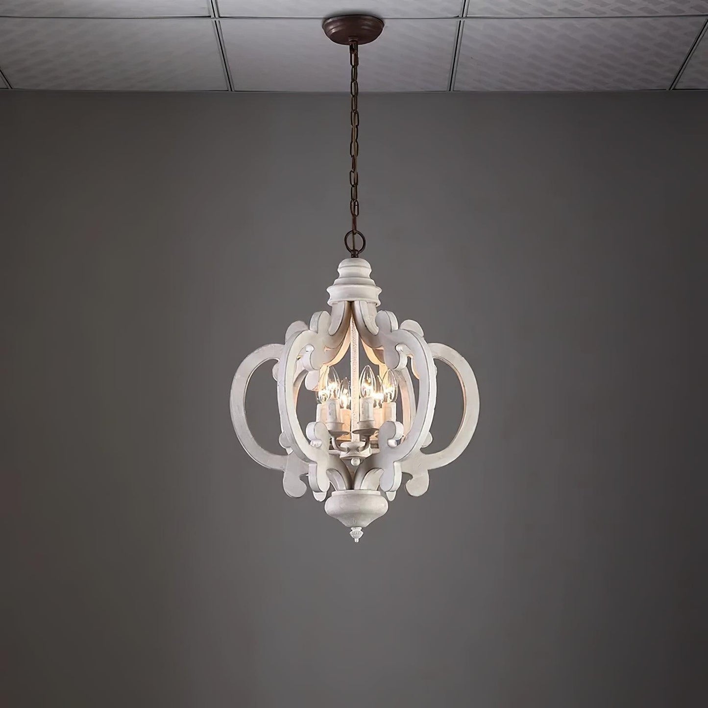 Antique White Style Pendant light Chandelier