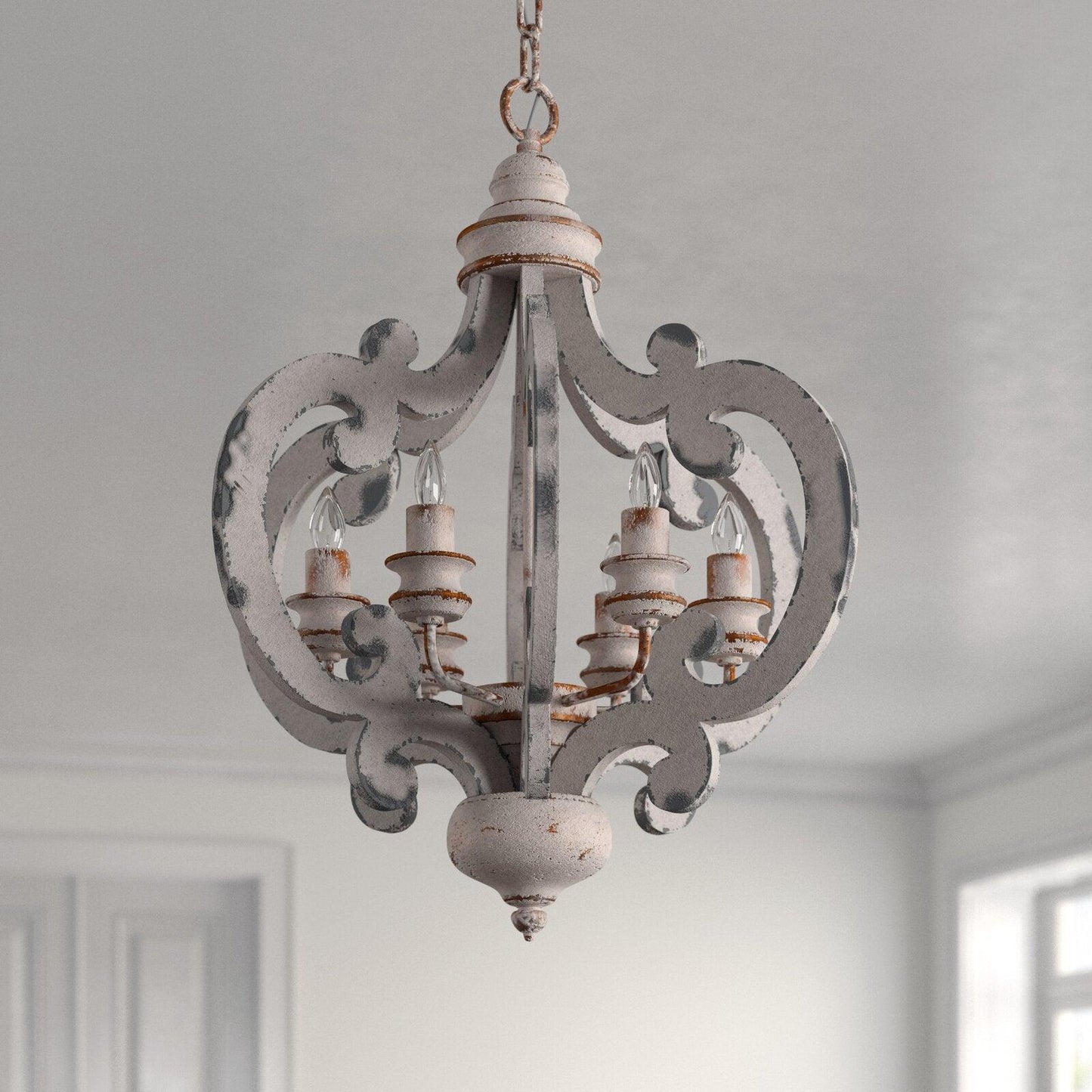 Antique White Style Pendant light Chandelier