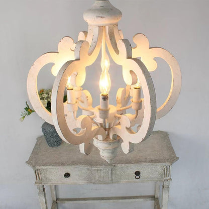 Antique White Style Pendant light Chandelier