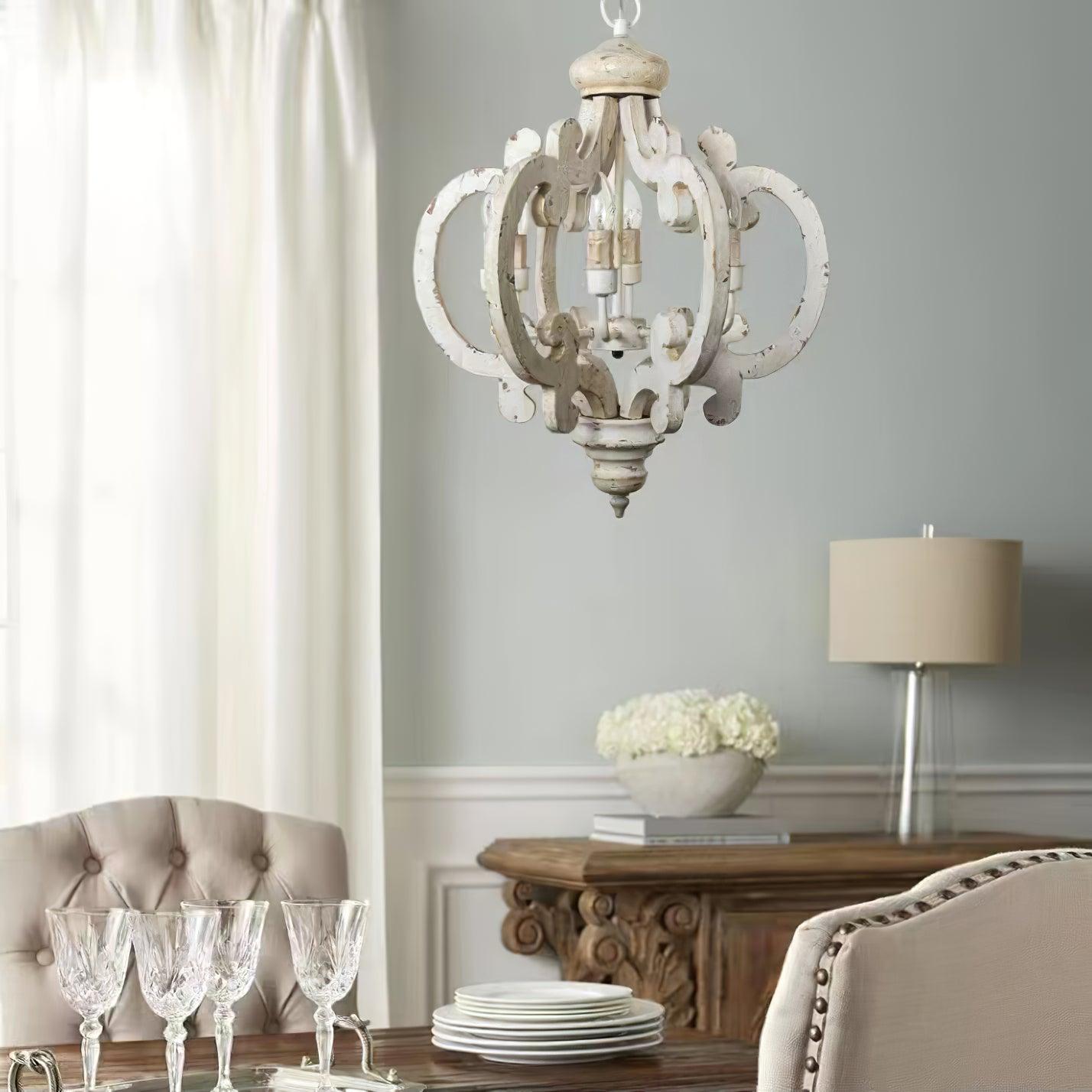 Antique White Style Pendant light Chandelier