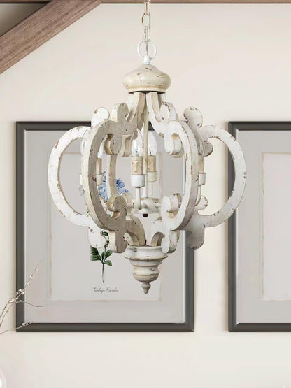 Antique White Style Pendant light Chandelier