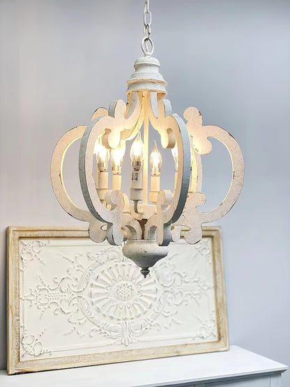 Antique White Style Pendant light Chandelier