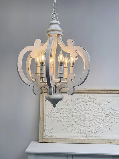 Antique White Style Pendant light Chandelier