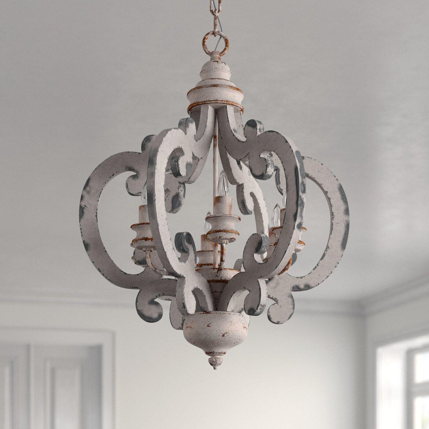 Antique White Style Pendant light Chandelier