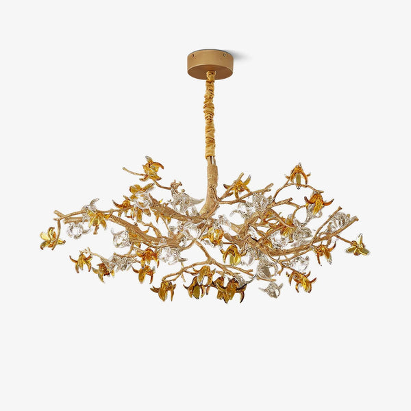 Aosta Brass Branch Ceiling fixture Chandelier