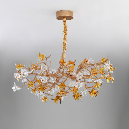 Aosta Brass Branch Ceiling fixture Chandelier