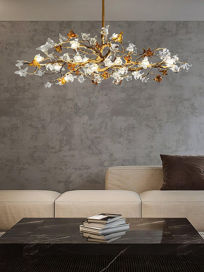 Aosta Brass Branch Ceiling fixture Chandelier