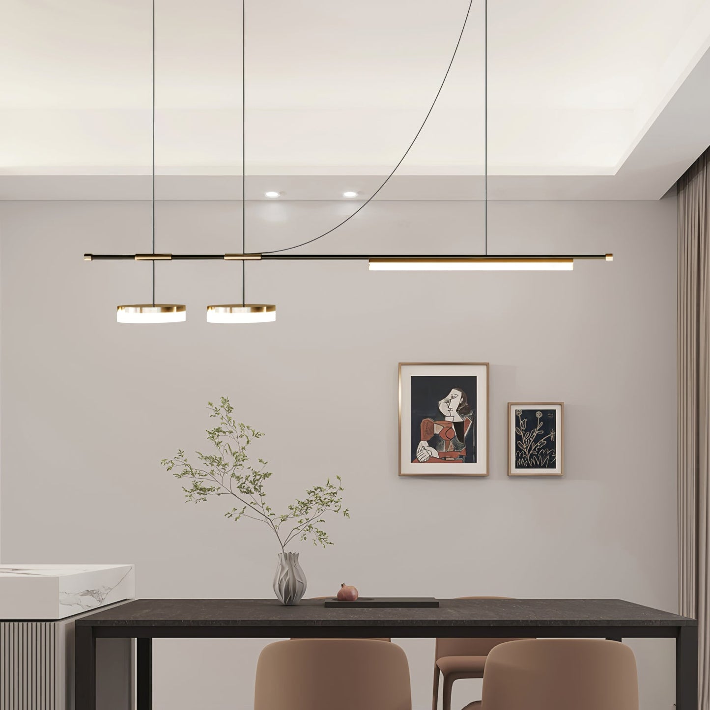 Arc Horizon Island Ceiling light fitting Pendant Light