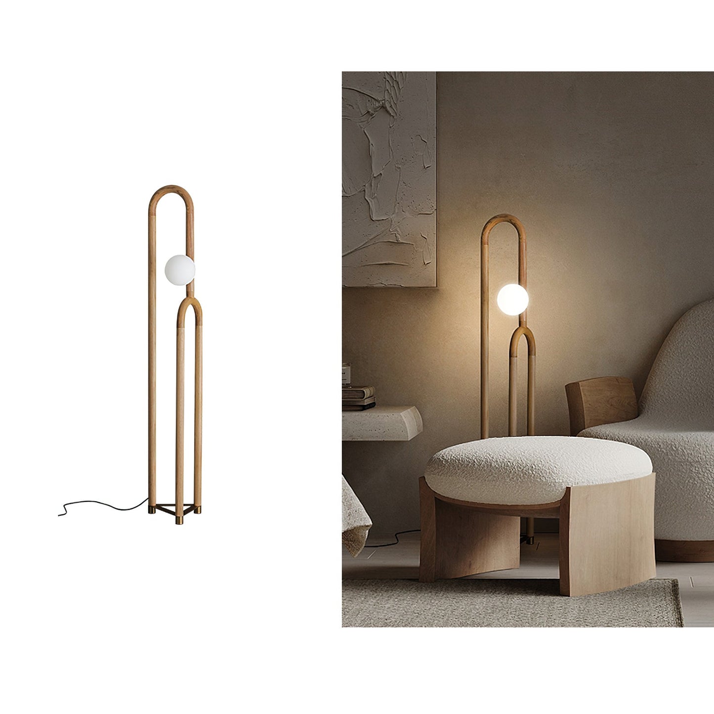 Arc N Torchiere Lamp Floor Lamp